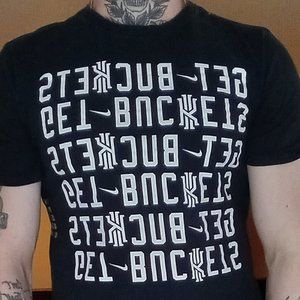 NIke Men's Black Short Sleeve Size M Kyrie Shirt Get Buckets Unkle Drew T -Shirt